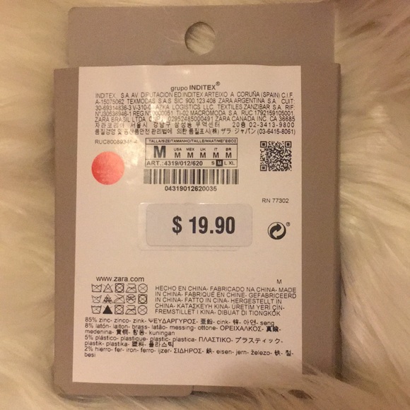 ๐๐๐ผ๐๐ผ SOLD ๐๐ผZARA FLOWER AND HOOP earrings - Picture 4 of 4